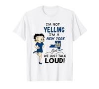 Funny I'm Not Yelling I'm A New York Girl We Just Talk Loud T-Shirt