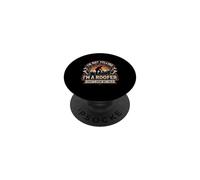 Funny I'm Not Yelling I'm A Roofer That's How We Talk PopSockets Adhesive PopGrip