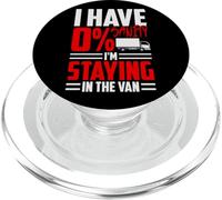 Funny I'm Staying In Tha Van Phasmophobia Gamer Women Men PopSockets PopGrip for MagSafe