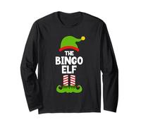Funny I'm The Bingo Elf Christmas Xmas Player Caller Long Sleeve T-Shirt