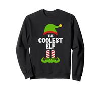 Funny I'm The Coolest Elf Christmas Xmas Cool Sweatshirt