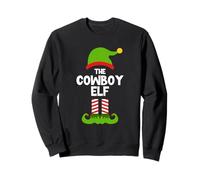 Funny I'm The Cowboy Elf Christmas Xmas Sweatshirt