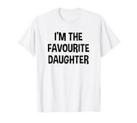 Funny I'm The Favourite Daughter Children Siblings T-Shirt