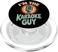 Funny I'm The Karaoke Guy Bar Night Music Party PopSockets PopGrip for MagSafe