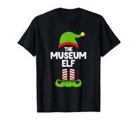 Funny I'm The Museum Elf Christmas Xmas T-Shirt