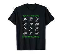 Funny - Important Choices Fly Collector Fly Fisherman T-Shirt
