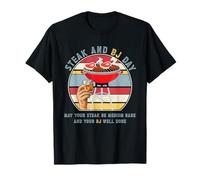 Funny Inappropriate Steak Gifts For Men Steak Bj Adult Humor T-Shirt