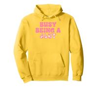 Funny Inappropriate Women Busy Being A Slut Humorous Prank Pullover Hoodie