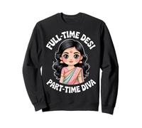 Funny Indian Girl Desi Roots Sweatshirt