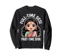 Funny Indian Girl Desi Roots Sweatshirt