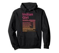 Funny Indian Girl Proud Desi Roots Pullover Hoodie