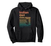 Funny Indian Girl Proud Desi Roots Pullover Hoodie