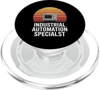 Funny Industrial Automation Specialist Retro Control PopSockets PopGrip for MagSafe