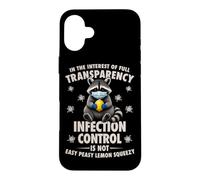 Funny Infection control nurse Case for iPhone 16 Plus