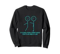 Funny Inflation Quote for Economists and Humor Lovers Sweatshirt