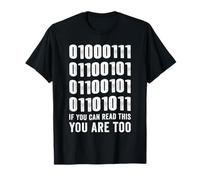 Funny informative binary code computer programmer T-Shirt