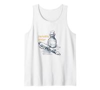 Funny Inkredible Writer Fountain Pen Calligraphy Tank Top