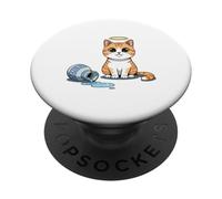Funny Innocent Cat Cute Little Kitten PopSockets Adhesive PopGrip