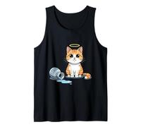Funny Innocent Cat Cute Little Kitten Tank Top