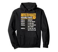 Funny Innovation Manager Hourly Rate - Innovation Director Pullover Hoodie