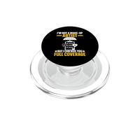 Funny Insurance Agent I Can Give You Full Coverage PopSockets PopGrip for MagSafe