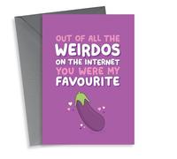 Funny Internet Dating Weirdo Card