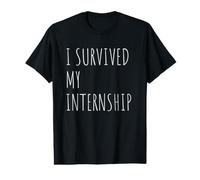 Funny Internship Quote for Intern, I Survived My Internship Value Graphic T-Shirt