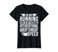Funny Interventional Radiology Technologist Apparel Design Value Graphic T-Shirt, Women, Black, L