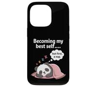 Funny Introvert Becoming My Best Self But First a Nap Case for iPhone 13 Pro