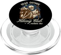 Funny Introvert Hiking Club Antisocial Overthinking Anxiety PopSockets PopGrip for MagSafe
