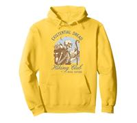 Funny Introvert Hiking Club Antisocial Overthinking Anxiety Pullover Hoodie