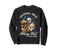 Funny Introvert Hiking Club Antisocial Overthinking Anxiety Sweatshirt
