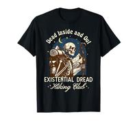 Funny Introvert Hiking Club Antisocial Overthinking Anxiety T-Shirt