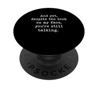 Funny Introvert Humor for Coworkers and Office Friends PopSockets Adhesive PopGrip