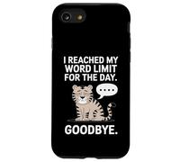 Funny Introvert I Reached My Word Limit For Today Goodbye Case for iPhone SE (2020) / 7/8