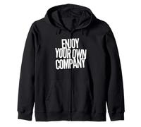 Funny Introvert Life Introverted Antisocial Socially Awkward Zip Hoodie