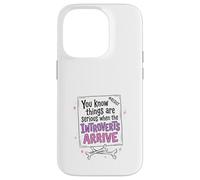 Funny Introvert Protest Sign Resist Quote Design Case for iPhone 14 Pro