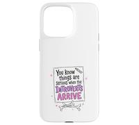 Funny Introvert Protest Sign Resist Quote Design Case for iPhone 15 Pro Max
