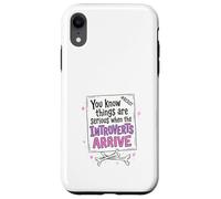 Funny Introvert Protest Sign Resist Quote Design Case for iPhone XR