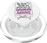 Funny Introvert Protest Sign Resist Quote Design PopSockets PopGrip for MagSafe