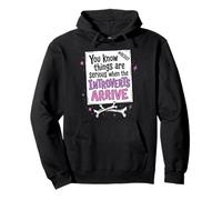 Funny Introvert Protest Sign Resist Quote Design Pullover Hoodie