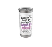 Funny Introvert Protest Sign Resist Quote Design Stainless Steel Insulated Tumbler