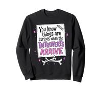 Funny Introvert Protest Sign Resist Quote Design Sweatshirt