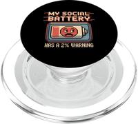 Funny Introvert Socially Awkward Quiet People PopSockets PopGrip for MagSafe