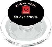 Funny Introvert Socially Awkward Quiet People PopSockets PopGrip for MagSafe