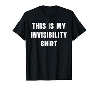 Funny Introvert This is My Invisibility Shirt Humor T-Shirt