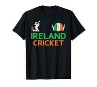 Funny Ireland Cricket Flag Tee Irish Cricket Fan Cricketers T-Shirt