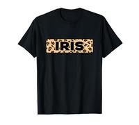 Funny Iris Leopard Print Personalized Name Iris T-Shirt