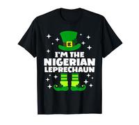 Funny Irish Nigerian Leprechaun St Patricks Day Ireland T-Shirt