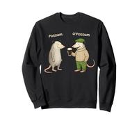 Funny Irish O'Possum vs Possum Pun Saint Patrick's Day Humor Sweatshirt